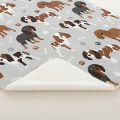 Cavalier King Charles Spaniel Paws and Bones Sherpadecke (3/4)