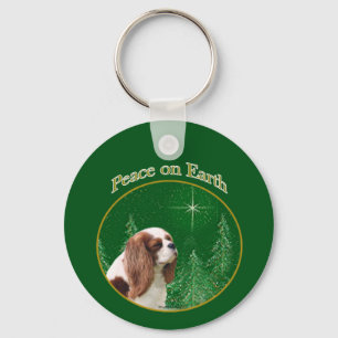 Cavalier King Charles Spaniel Peace Schlüsselanhänger
