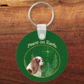 Cavalier King Charles Spaniel Peace Schlüsselanhänger (Vorderseite)