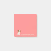 Cavalier King Charles Spaniel Personalize Post-it  Klebezettel (Vorderseite)