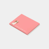 Cavalier King Charles Spaniel Personalize Post-it Klebezettel (angewinkelt)