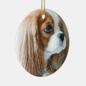 Cavalier King Charles Spaniel, "Pet Child" Keramik Ornament (Rechts)