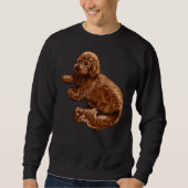 Cavalier King Charles Spaniel Poodle Cavapoo Puppy Sweatshirt (Vorderseite)