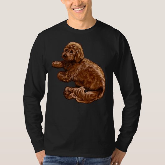 Cavalier King Charles Spaniel Poodle Cavapoo Puppy T-Shirt (Vorderseite)