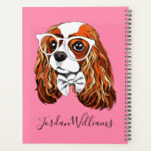 Cavalier King Charles Spaniel Portrait | Name hinz Planer (Rückseite)