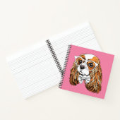 Cavalier King Charles Spaniel Portrait Notizblock (Innenseite)