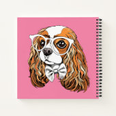 Cavalier King Charles Spaniel Portrait Notizblock (Rückseite)