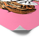 Cavalier King Charles Spaniel Portrait Poster (Ecke)