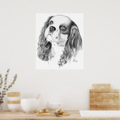 Cavalier King Charles Spaniel Poster (Küche)