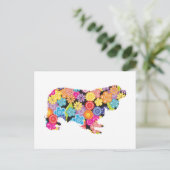 Cavalier King Charles Spaniel Postkarte (Stehend Vorderseite)