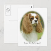 Cavalier King Charles Spaniel Postkarte (Vorne/Hinten)