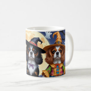 Cavalier King Charles Spaniel Pumpkin Halloween Kaffeetasse