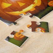 Cavalier King Charles Spaniel Pumpkin Halloween Puzzle (Seite)