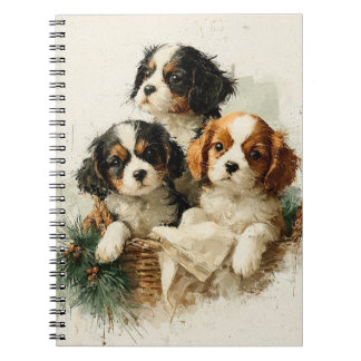 Cavalier King Charles Spaniel Puppies Notizblock