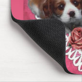 Cavalier King Charles Spaniel Puppy Liebe Mousepad (Ecke)