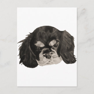 Cavalier King Charles Spaniel Puppy Postkarte