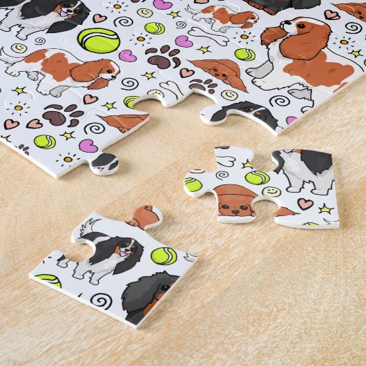 Cavalier King Charles Spaniel Puzzle (Seite)