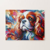 Cavalier King Charles Spaniel Puzzle: Blenheim Cav Puzzle (Horizontal)