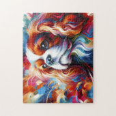 Cavalier King Charles Spaniel Puzzle: Blenheim Cav Puzzle (Vertikal)
