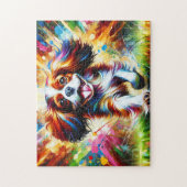 Cavalier King Charles Spaniel Puzzle: Blenheim Puzzle (Vertikal)