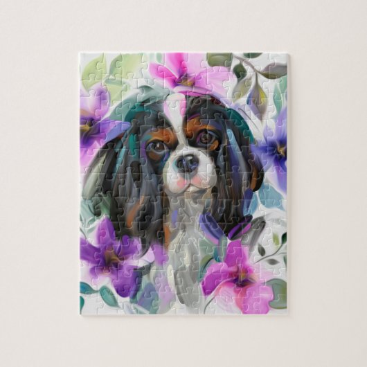 cavalier king charles spaniel PUZZLE | Tricolor (Vertikal)