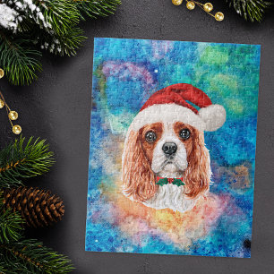 Cavalier King Charles Spaniel Rasse Hund Weihnacht Puzzle