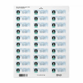 Cavalier King Charles Spaniel Rücksendeadresse (Vorne)