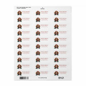 Cavalier King Charles Spaniel Rücksendeadresse (Vorne)