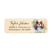 Cavalier King Charles Spaniel Rücksendeadresse (Vorne)