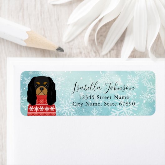 Cavalier King Charles Spaniel Rücksendeadresse (Insitu)