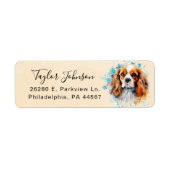 Cavalier King Charles Spaniel Rücksendeadresse (Vorne)