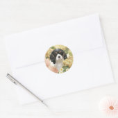 Cavalier King Charles Spaniel Runder Aufkleber (Umschlag)