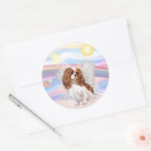 Cavalier King Charles Spaniel Runder Aufkleber (Umschlag)