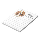 Cavalier King Charles Spaniel Sachen zu holen Notizblock (Rotiert)