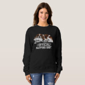 Cavalier King Charles Spaniel Schlummernder Hunde  Sweatshirt (Vorne ganz)