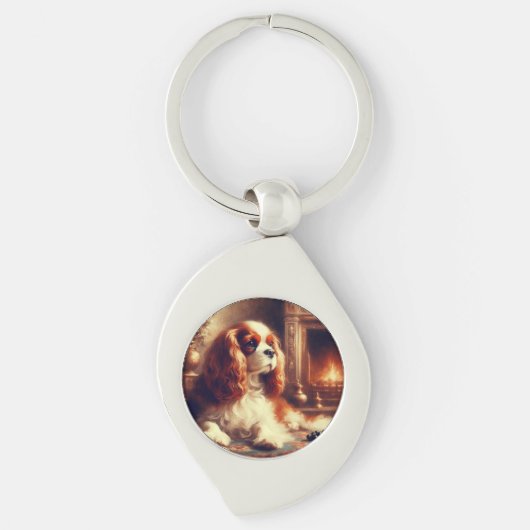 Cavalier King Charles Spaniel Schlüsselanhänger (Vorderseite)