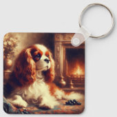 Cavalier King Charles Spaniel Schlüsselanhänger (Rückseite)