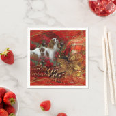 Cavalier King Charles Spaniel Serviette (Beispiel)