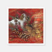 Cavalier King Charles Spaniel Serviette (Vorderseite)