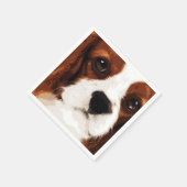 Cavalier King Charles Spaniel Serviette (Ecke)