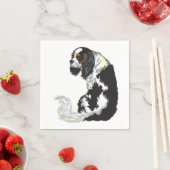 cavalier king charles spaniel serviette (Beispiel)