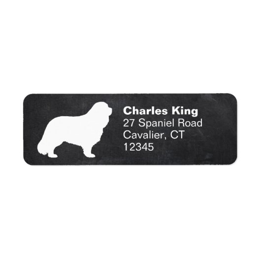 Cavalier King Charles Spaniel Silhouette (Vorne)