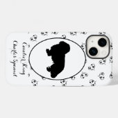 Cavalier King Charles Spaniel Silhouette Case-Mate iPhone Hülle (Rückseite (Horizontal))