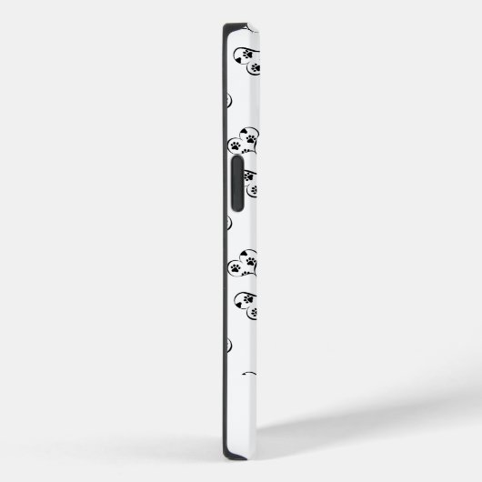 Cavalier King Charles Spaniel Silhouette Case-Mate iPhone Hülle (Rückseite / Rechts)