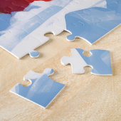 Cavalier King Charles Spaniel Snow mit Weihnachten Puzzle (Seite)