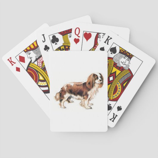 Cavalier King Charles Spaniel Spielkarten (Rückseite)