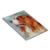Cavalier King Charles Spaniel Spiral Notebook Notizblock (Rechte Seite)