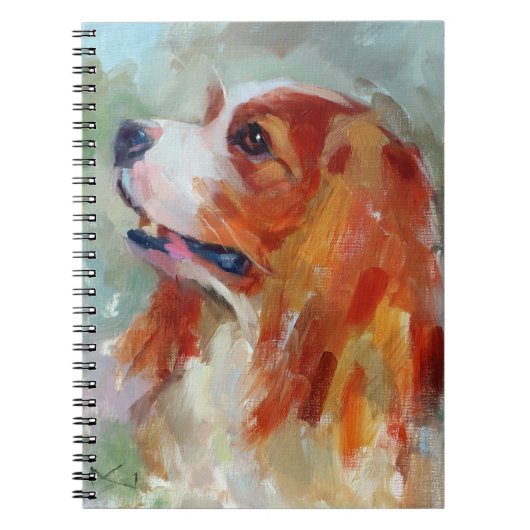 Cavalier King Charles Spaniel Spiral Notebook Notizblock (Vorderseite)