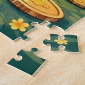 Cavalier King Charles Spaniel St. Patrick’s Day Hu Puzzle (Seite)