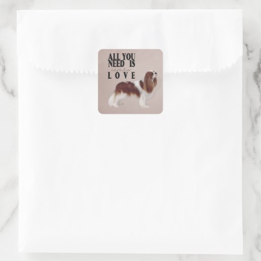 Cavalier King Charles Spaniel Sticker (Tasche)